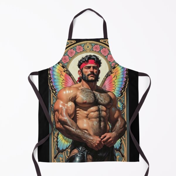 Item preview, Muscular Rainbow Butterfly Man designed and sold by ZhivanCrimson.