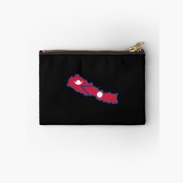 Item preview, Nepal National Flag Map Silhouette Pride designed and sold by DuckOddity.
