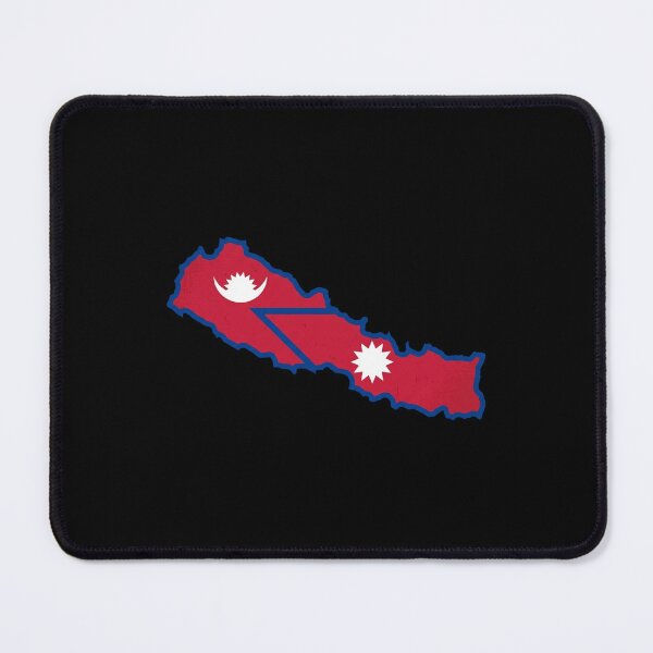 Item preview, Nepal National Flag Map Silhouette Pride designed and sold by DuckOddity.