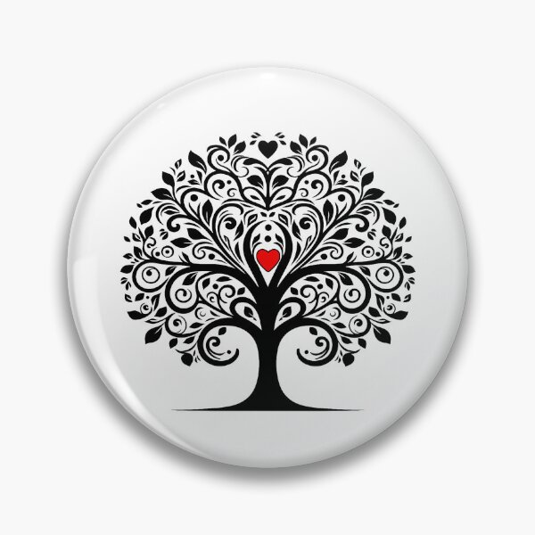 Item preview, TREE OF LOVE, PRETTY BLACK  BOHO TREE SILHOUETTE, DECORATIVE NATURE ART designed and sold by classic car craze.