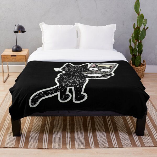 Item preview, Cat Selfie Sticker – Funny Black Cat Taking a Selfie designed and sold by Jankes88.
