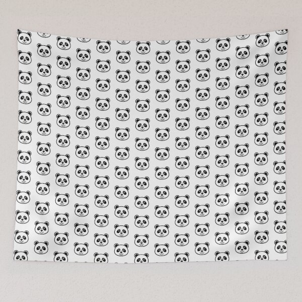 Item preview, Iconic Panda Cute Minimal Face Illustration designed and sold by Osmose-Studio ⭐⭐⭐⭐⭐.