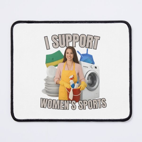 Item preview, Funny I Support Women's Sports Meme Tee designed and sold by retro-and-rust.
