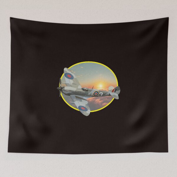 Item preview, spitfire plane sun logo designed and sold by VWscout2.
