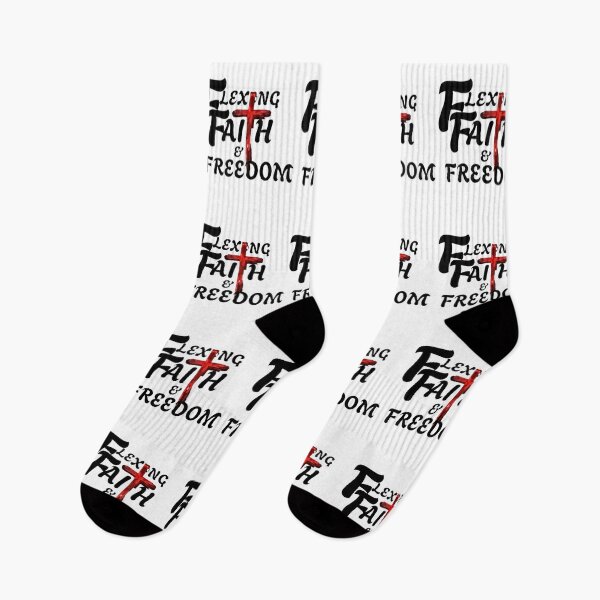 Item preview, Flexing Faith and Freedom Christian Shirt designed and sold by DKB07.