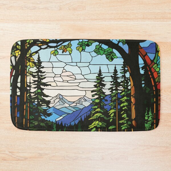 Item preview, Olympic National Park Rainforest Mosaic designed and sold by designmari.