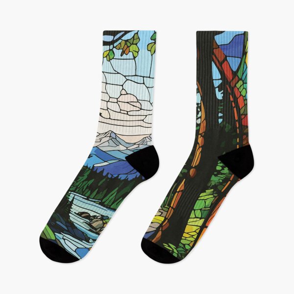 Item preview, Olympic National Park Rainforest Mosaic designed and sold by designmari.
