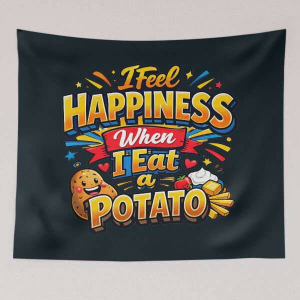 Item preview, I Feel Happiness When I Eat A Potato designed and sold by Fastokart.