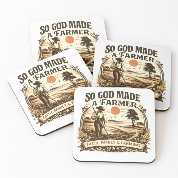 Item preview, So God Made A Farmer Vintage Christian Farming designed and sold by CatLovers Studio.