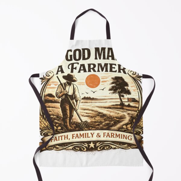 Item preview, So God Made A Farmer Vintage Christian Farming designed and sold by CatLovers Studio.