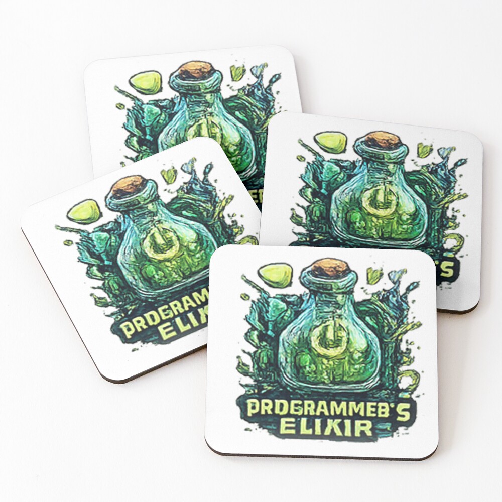 Item preview, Coasters (Set of 4) designed and sold by Aether-Pixels.