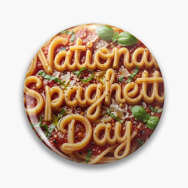 Item preview, National Spaghetti Day designed and sold by Rohitjain2000.