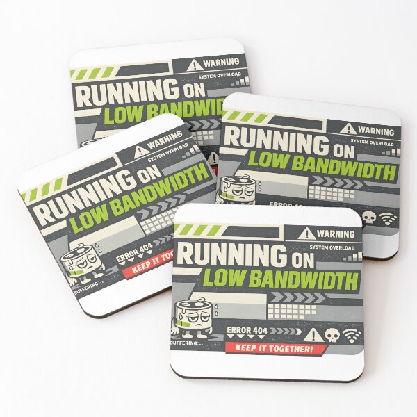 Item preview, Running On Low Bandwidth Burnout Humor Design designed and sold by Naviora.
