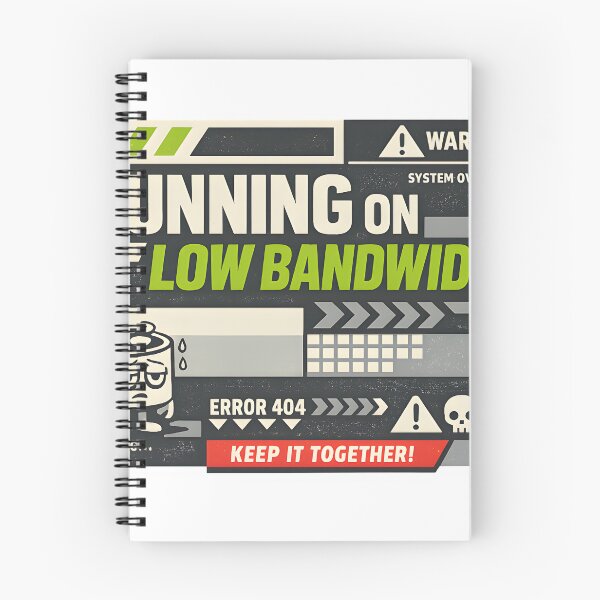 Item preview, Running On Low Bandwidth Burnout Humor Design designed and sold by Naviora.