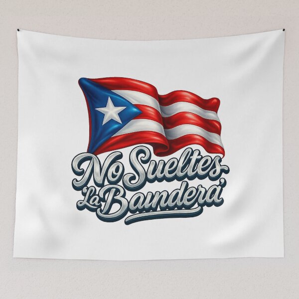 Item preview, No Sueltes La Bandera, Puerto Rican Quote in Spanish designed and sold by DigiAngDesigns.