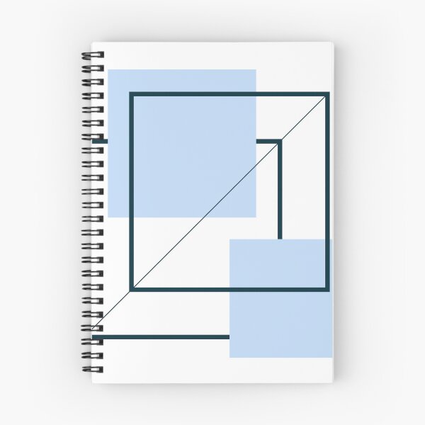 Item preview, The Separation - Blue and Black Minimalist Geometric designed and sold by artdocaj.