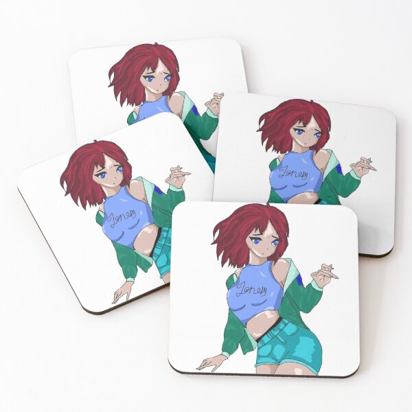 Item preview, Red-Haired Anime Girl Portrait designed and sold by dremneaw.