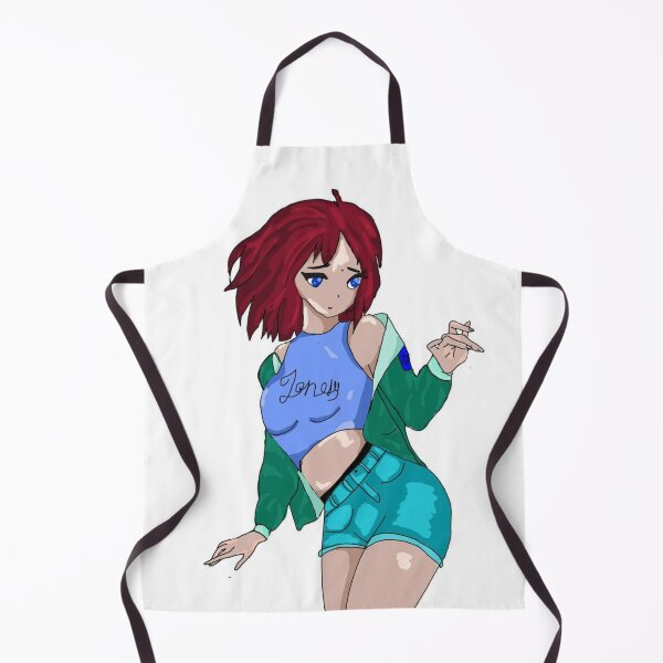 Item preview, Red-Haired Anime Girl Portrait designed and sold by dremneaw.