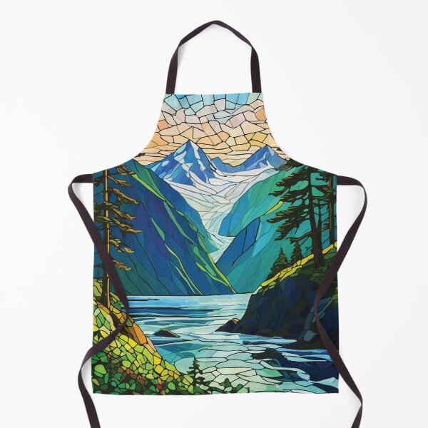Item preview, Mosaic Kenai Fjords National Park, geometric design designed and sold by designmari.