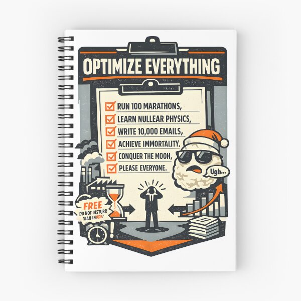 Item preview, Optimizar todo Productividad Diseño de memes designed and sold by Naviora.