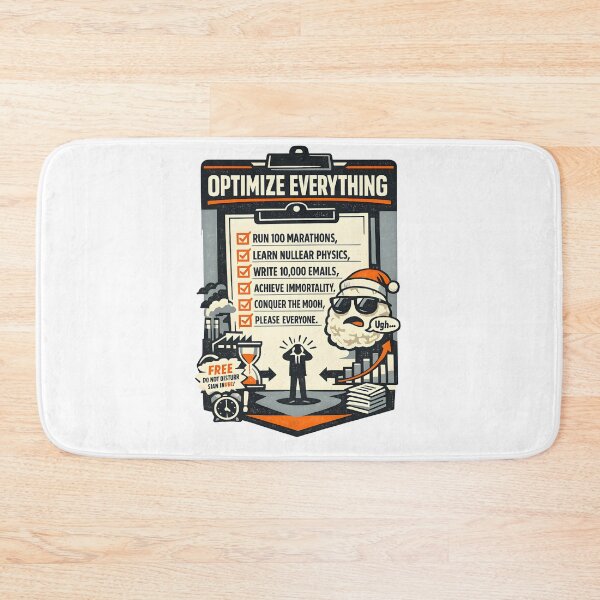 Item preview, Optimize Everything Productivity Meme Design designed and sold by Naviora.