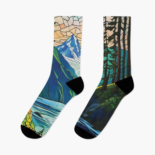Item preview, Mosaic Kenai Fjords National Park, geometric design designed and sold by designmari.