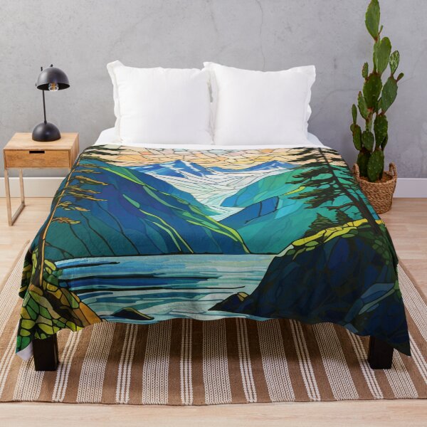 Item preview, Mosaic Kenai Fjords National Park, geometric design designed and sold by designmari.