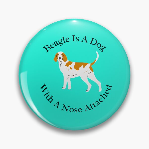 Item preview, Beagle, a dog with a nose attached, Dog designed and sold by HoppingCreation.