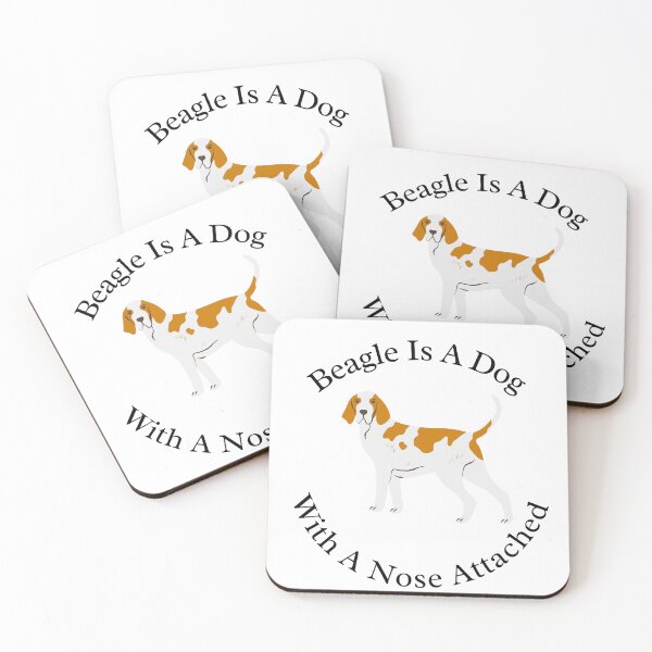 Item preview, Beagle, a dog with a nose attached, Dog designed and sold by HoppingCreation.