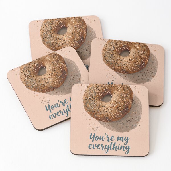 Item preview, Bagel Wall Art, You're my everything quote designed and sold by Galleryinprint.