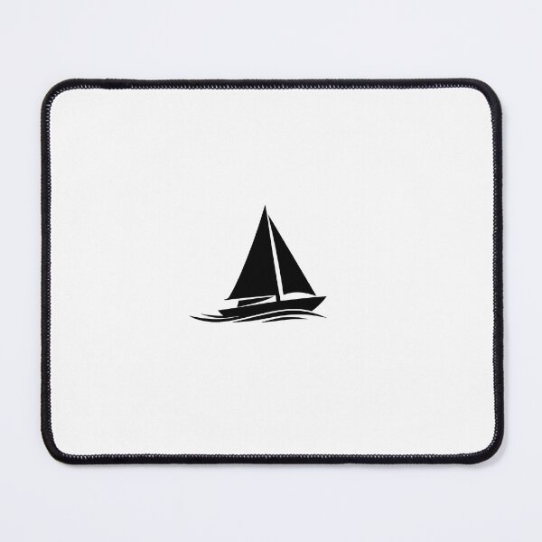 Item preview, Minimal Sailboat at Sea Silhouette designed and sold by Le Grand Requin.