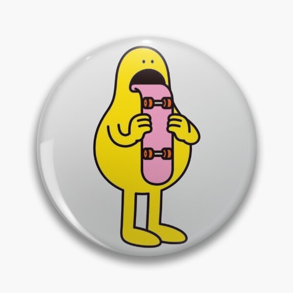 Item preview, Silly Yellow Character Skateboard Tongue designed and sold by Spring Things.