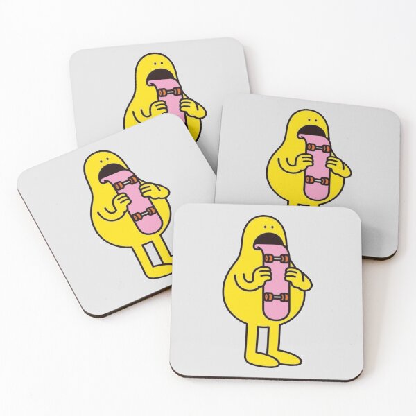 Item preview, Silly Yellow Character Skateboard Tongue designed and sold by Spring Things.