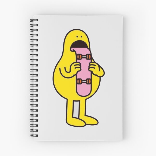 Item preview, Silly Yellow Character Skateboard Tongue designed and sold by Spring Things.