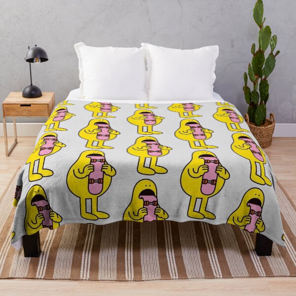 Item preview, Silly Yellow Character Skateboard Tongue designed and sold by Spring Things.