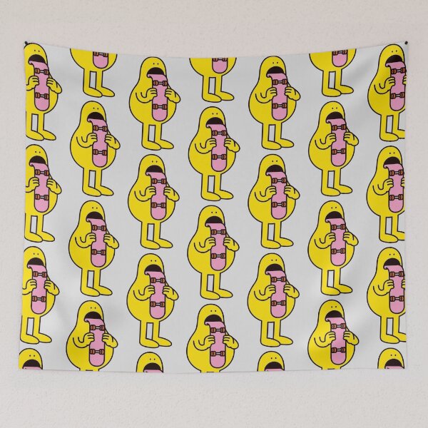 Item preview, Silly Yellow Character Skateboard Tongue designed and sold by Spring Things.