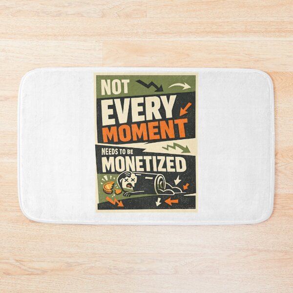 Item preview, Not Every Moment Needs To Be Monetized Design designed and sold by Naviora.