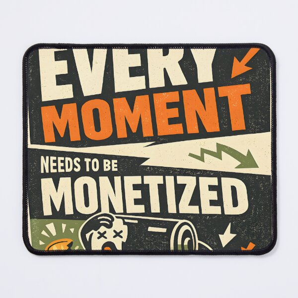 Item preview, Not Every Moment Needs To Be Monetized Design designed and sold by Naviora.