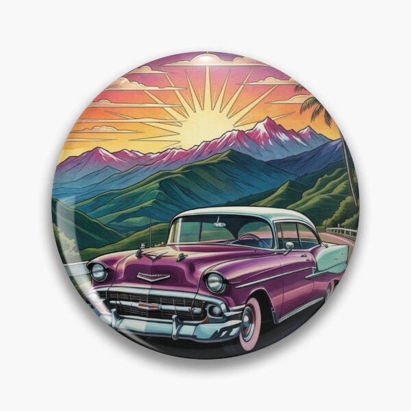Item preview, Endless Cruise – Vintage Route 1956 designed and sold by NeonSketch Lab.
