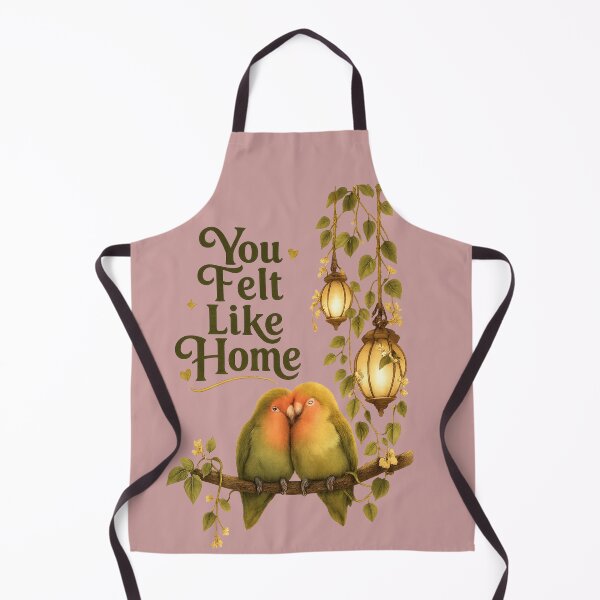 Item preview, You Felt Like Home, Romantic Lovebird Lantern Aesthetic Design designed and sold by JagrDesigns.