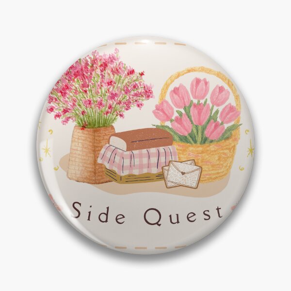 Item preview, Side Quest Soft Girl Cottagecore Aesthetic designed and sold by print-et-al.