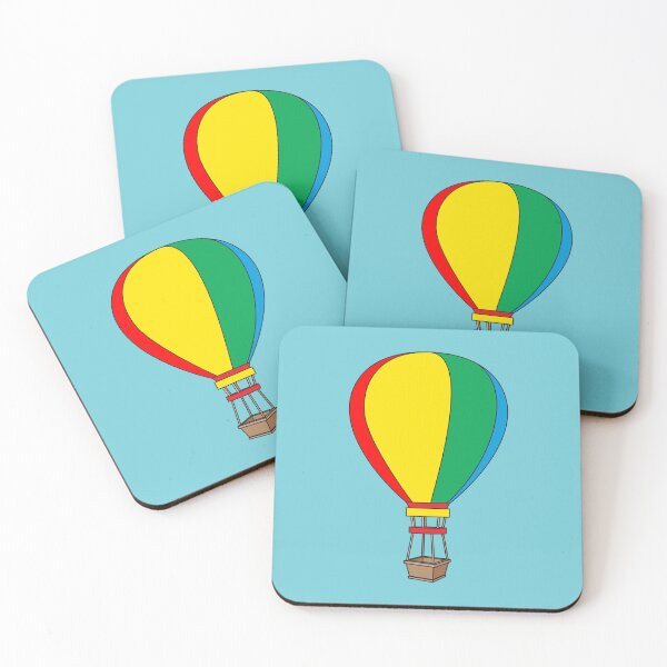 Item preview, Colorful Hot Air Balloon designed and sold by BirdAtWork.
