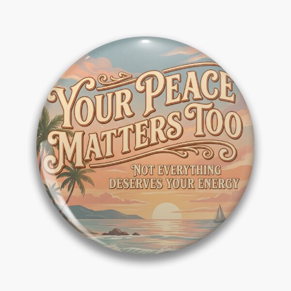 Item preview, Your Peace Matters Too – Ocean Therapy Poster Design designed and sold by Sea Gem.