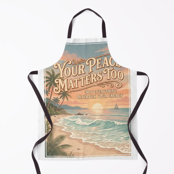 Item preview, Your Peace Matters Too – Ocean Therapy Poster Design designed and sold by Sea Gem.