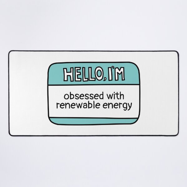 Item preview, Funny Renewable Energy Name Tag designed and sold by MaryAller.