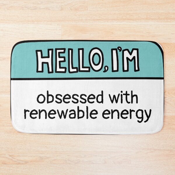 Item preview, Funny Renewable Energy Name Tag designed and sold by MaryAller.
