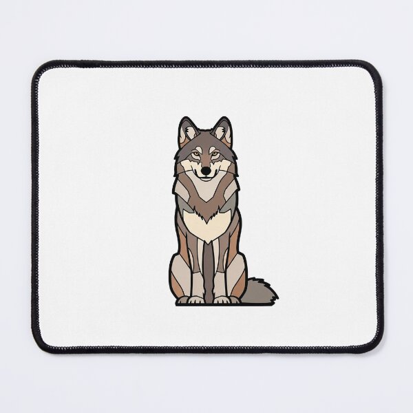 Item preview, Stately Mountain Wolf Minimal Animal Illustration designed and sold by Osmose-Studio.