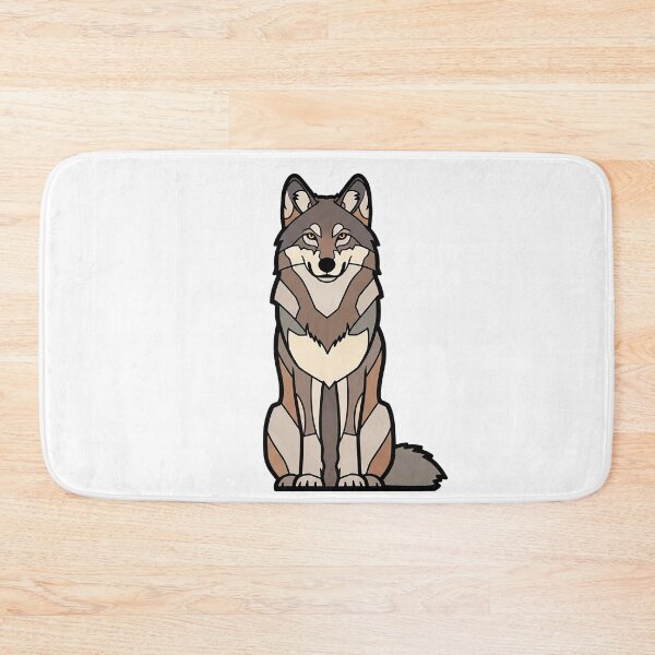 Item preview, Stately Mountain Wolf Minimal Animal Illustration designed and sold by Osmose-Studio.