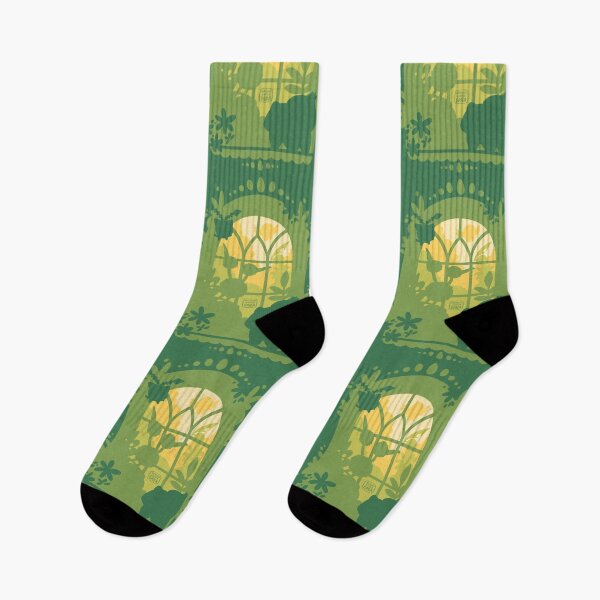 Item preview, Yellow Green Monsters Window Silhouette designed and sold by SketchesWSara.