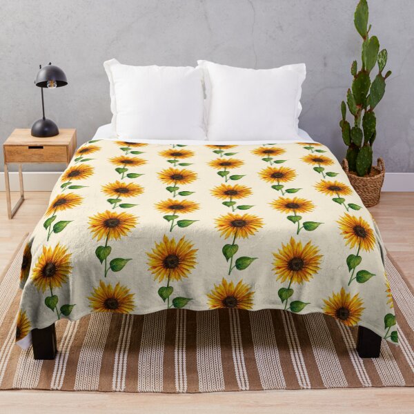 Item preview, Golden Sunflower Watercolor Botanical designed and sold by zibziby.